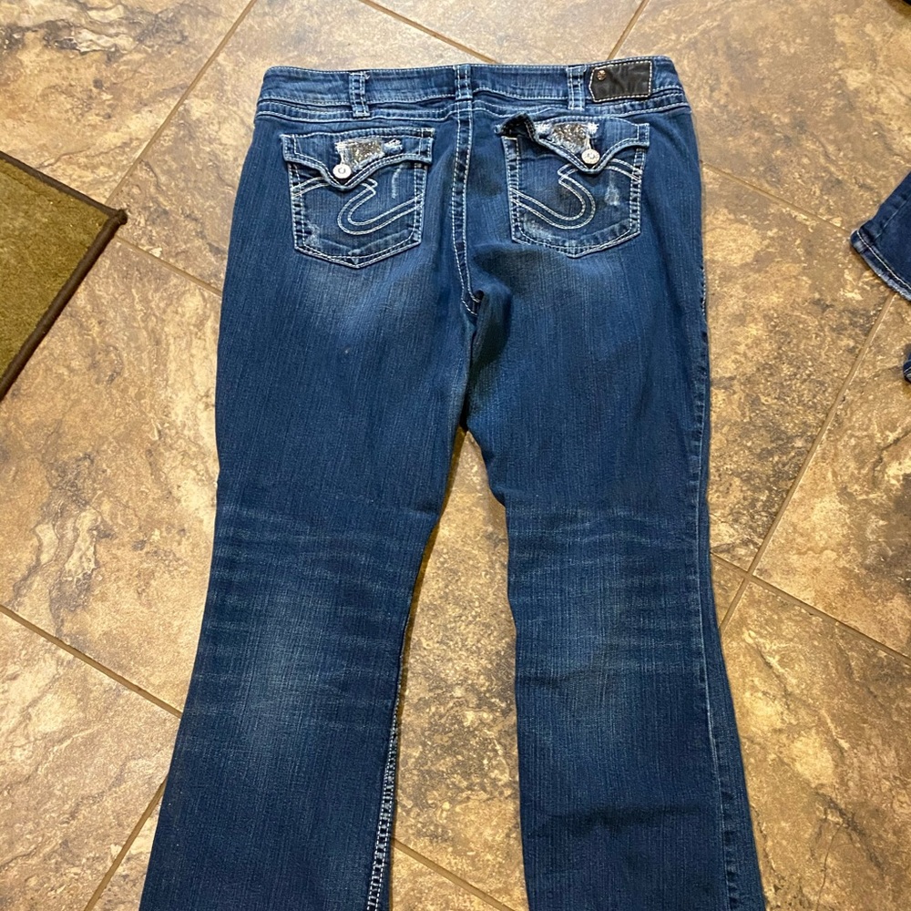Silver Plus Size 20 Jeans